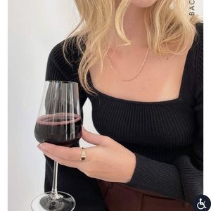 Oak + Fort Square Neck Sweater